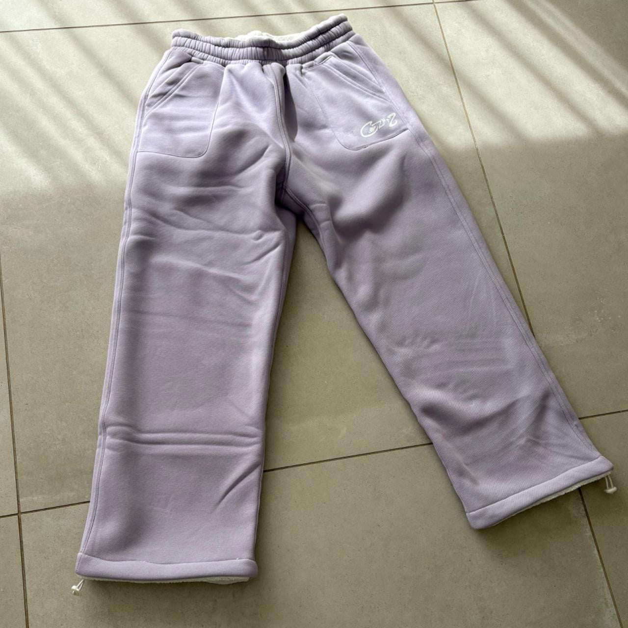 Cozmoz - Reversible sweatpants (Lilac & White)