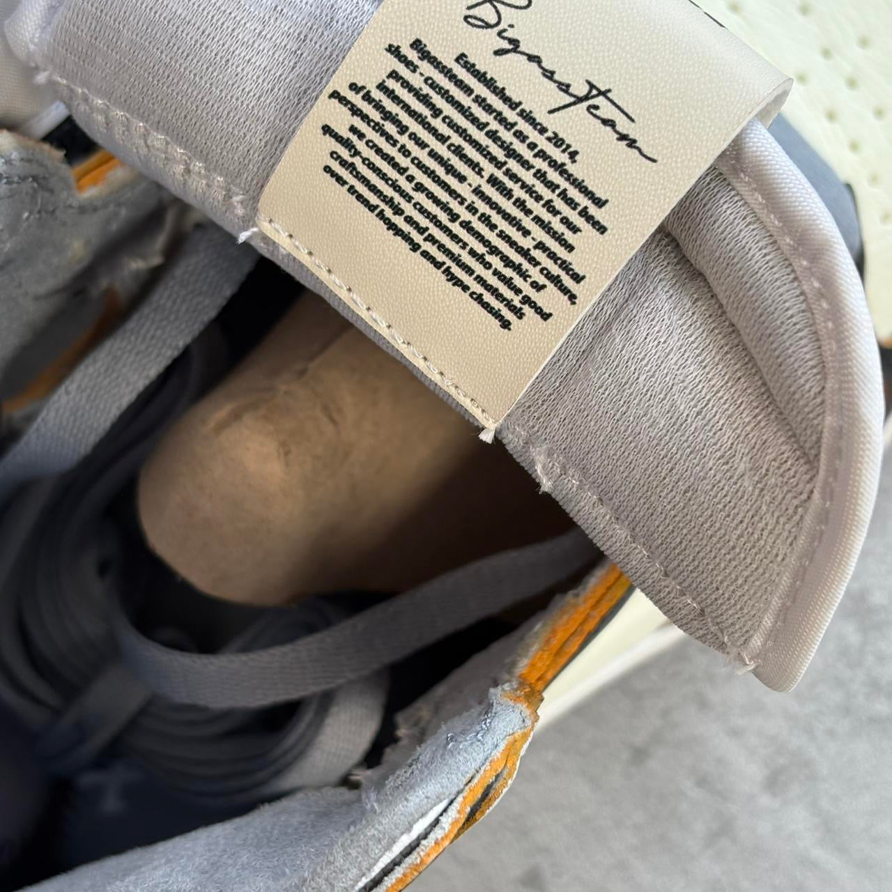 Jordan 1 X Bigassteam Off White Custom