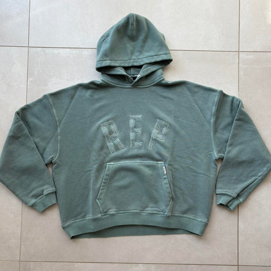 Represent Applique Hoodie / Forest Green