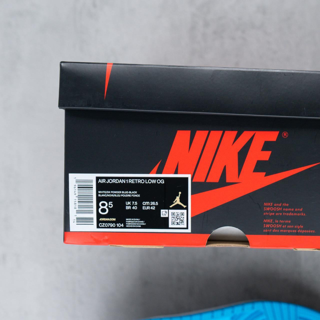 Jordan 1 Retro Low OG Dark Powder Blue