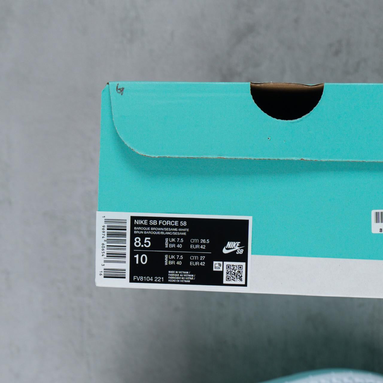 Nike SB Force 58 Sesame Baroque Brown
