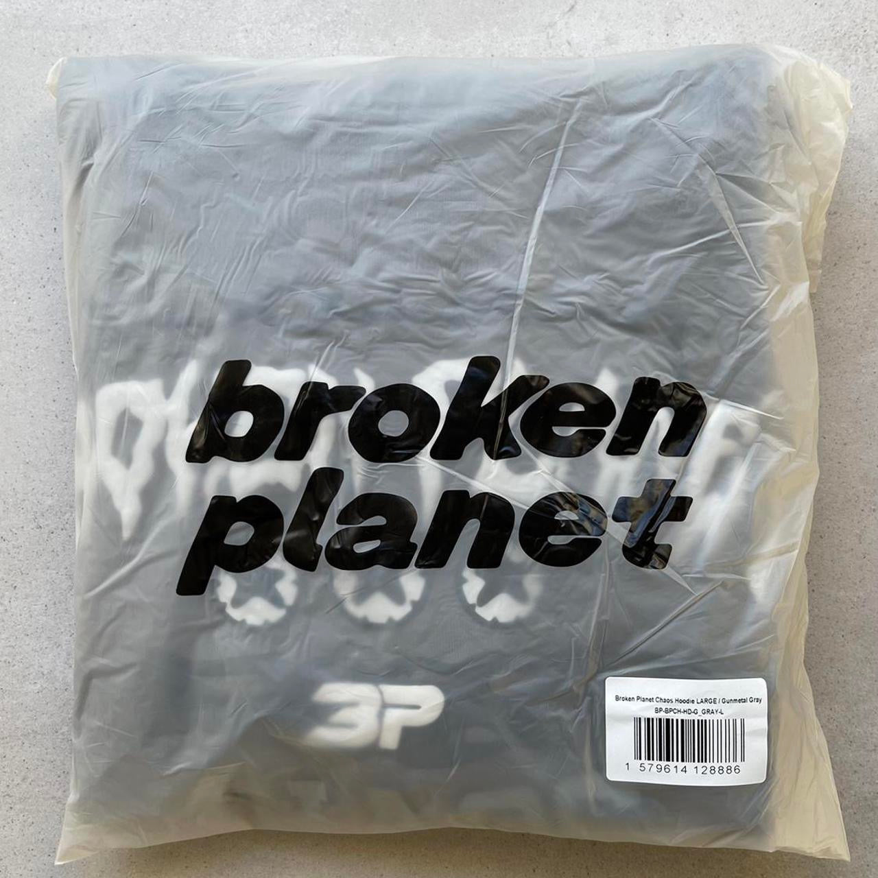 Broken Planet Chaos Hoodie Gunmetal Grey
