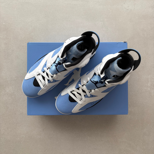 Air Jordan 6 Retro "UNC White" CT8529 410 - UK 8