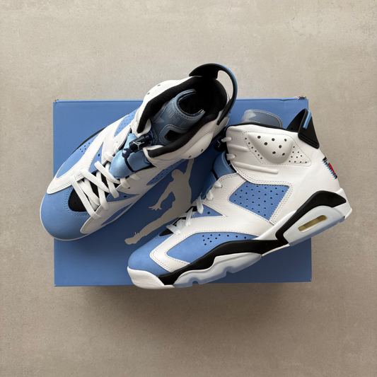 Air Jordan 6 Retro "UNC White" CT8529 410 - UK 8