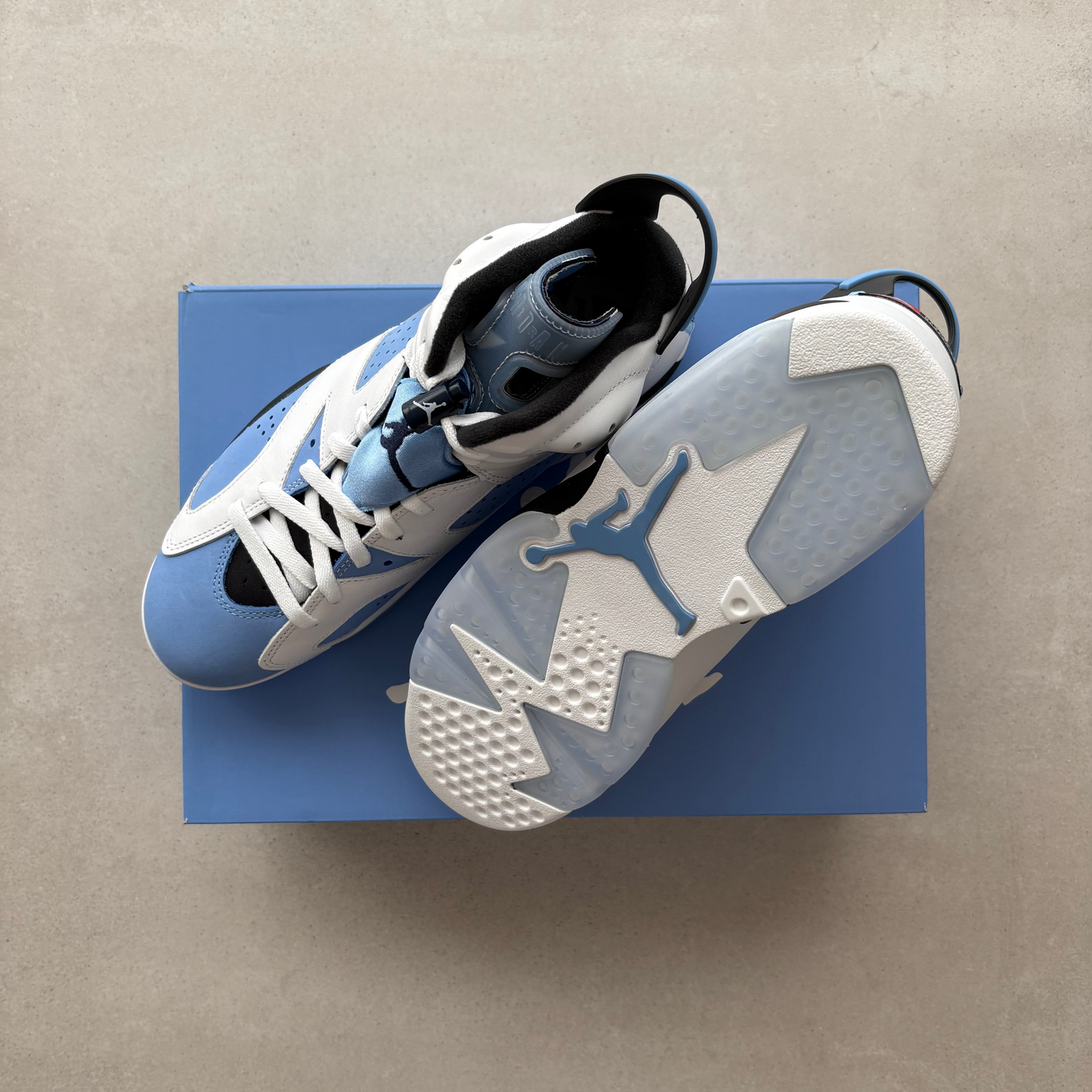 Air Jordan 6 Retro "UNC White" CT8529 410 - UK 8