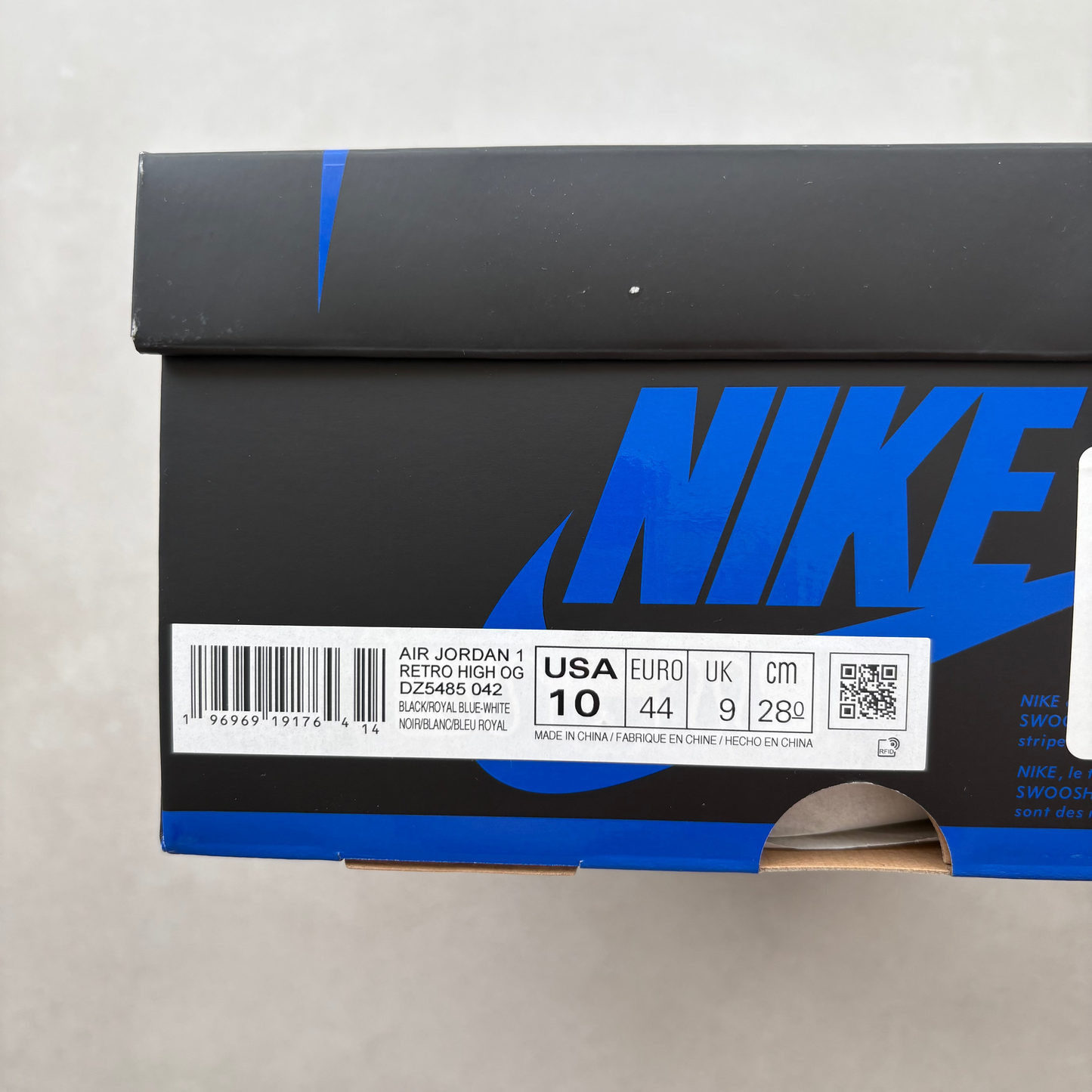 Air Jordan 1 Retro High OG "Royal Reimagined" - UK 9