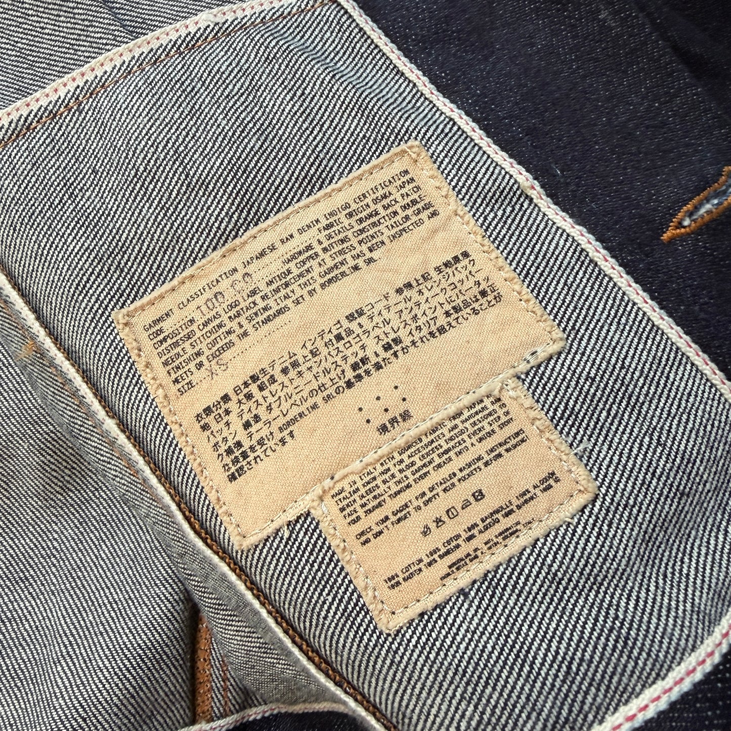 Borderline 'YOROI 鎧' The Denim Jacket Raw Indigo