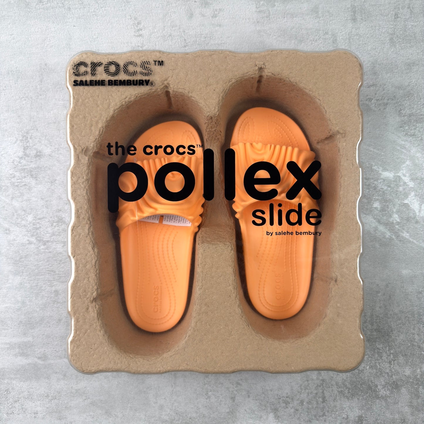 Salehe Bembury x Crocs The Pollex Slide “Citrus Milk”