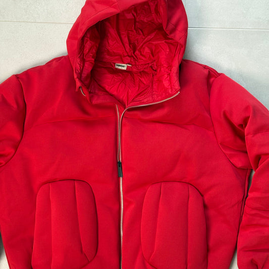 HWASAN Red Teletubbie Bubble Jacket