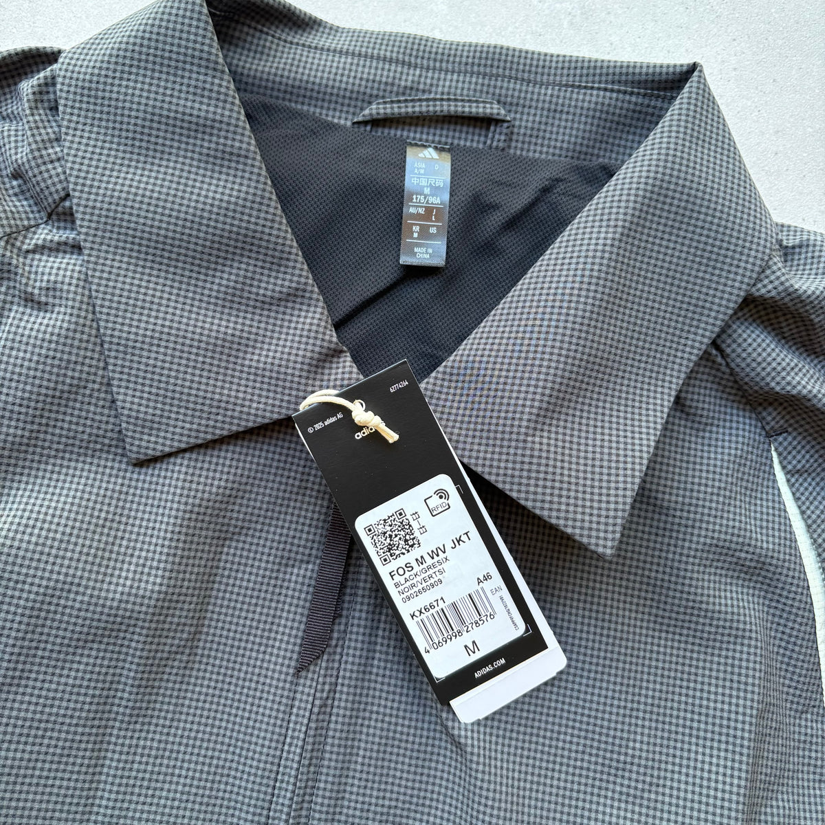 Adidas Checkered Jacket FOS (China Exclusive)