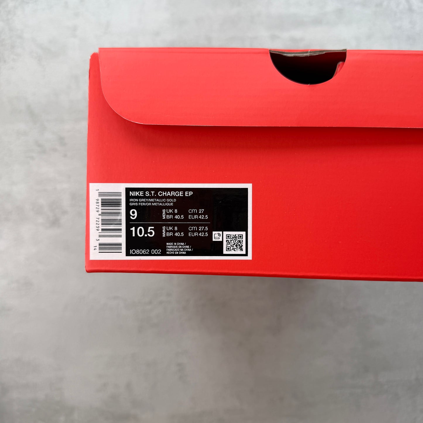 Nike S.T. Charge EP (Iron Grey/Metallic Gold)