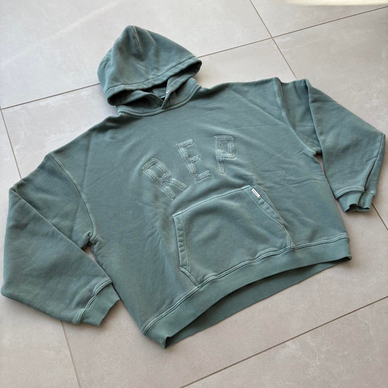 Represent Applique Hoodie / Forest Green