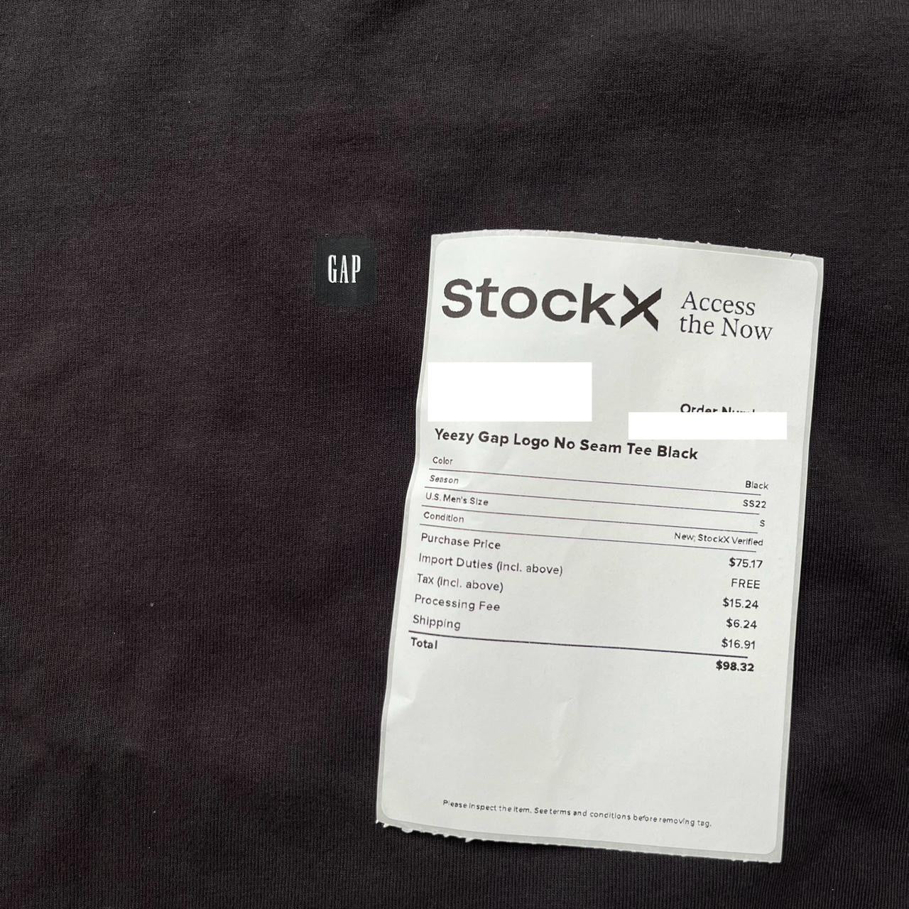YEEZY x GAP Tshirt - Black