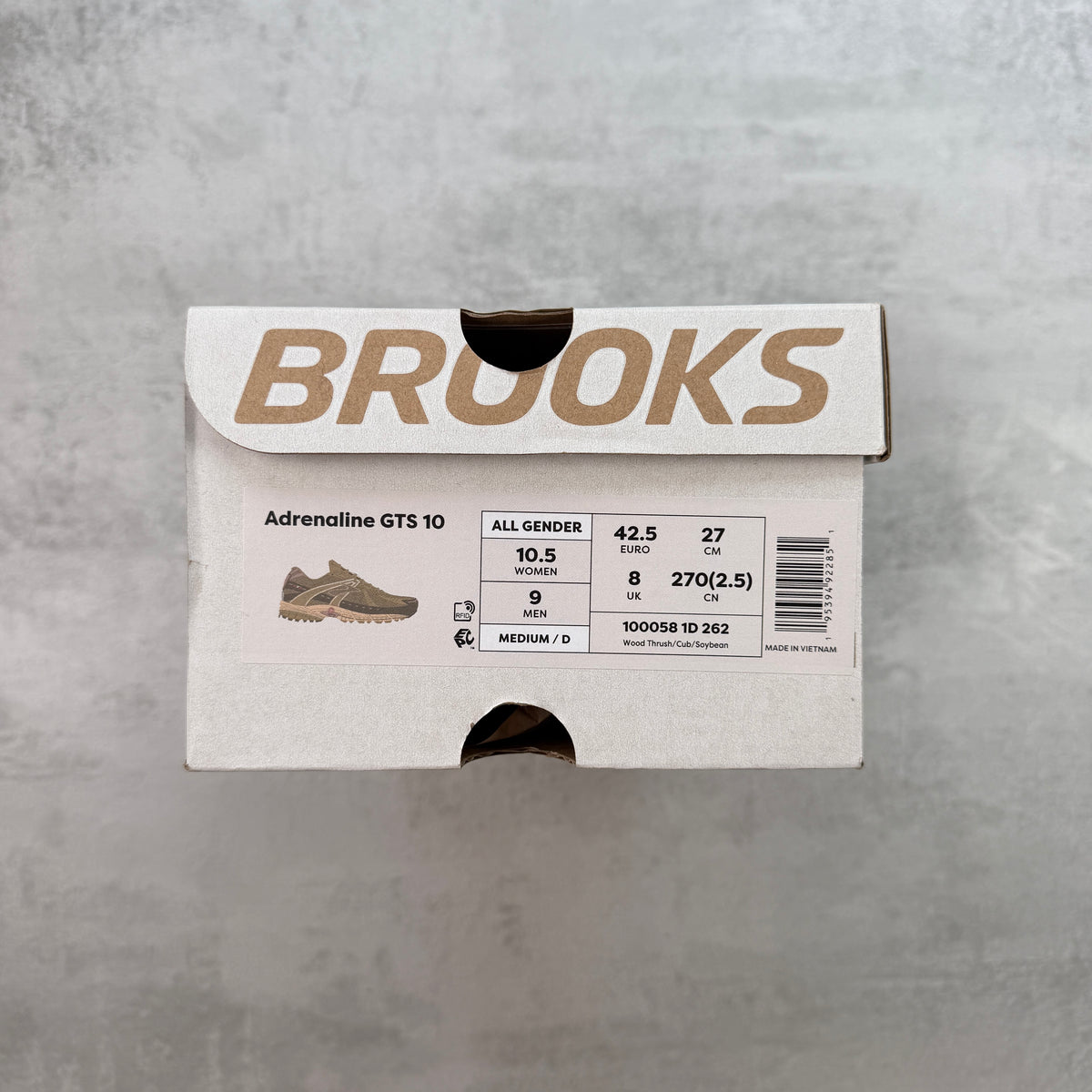 Brooks Adrenaline GTS 10 Wood Thrush Cub Soybean
