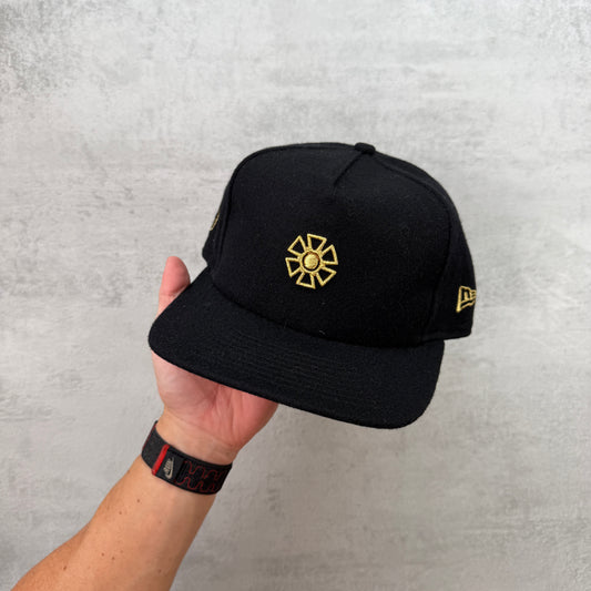 J Balvin New Era 1920 Omerta Black Gold Cap