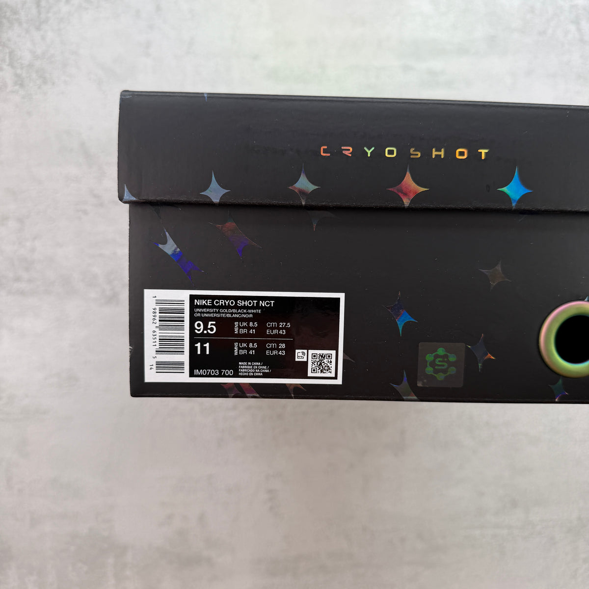 Nike Cryo Shot NCT University Gold
