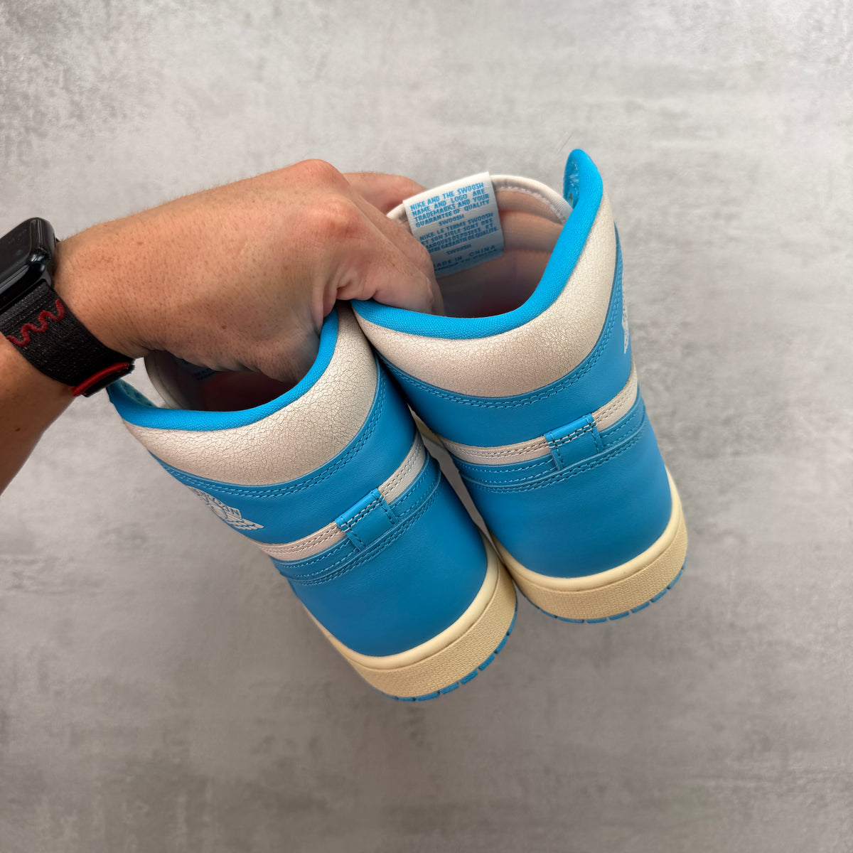 Air Jordan 1 Retro High OG “UNC Reimagined” Dark Powder Blue