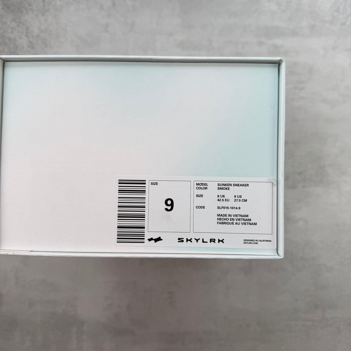 SKYLRK Sunken Sneaker Smoke