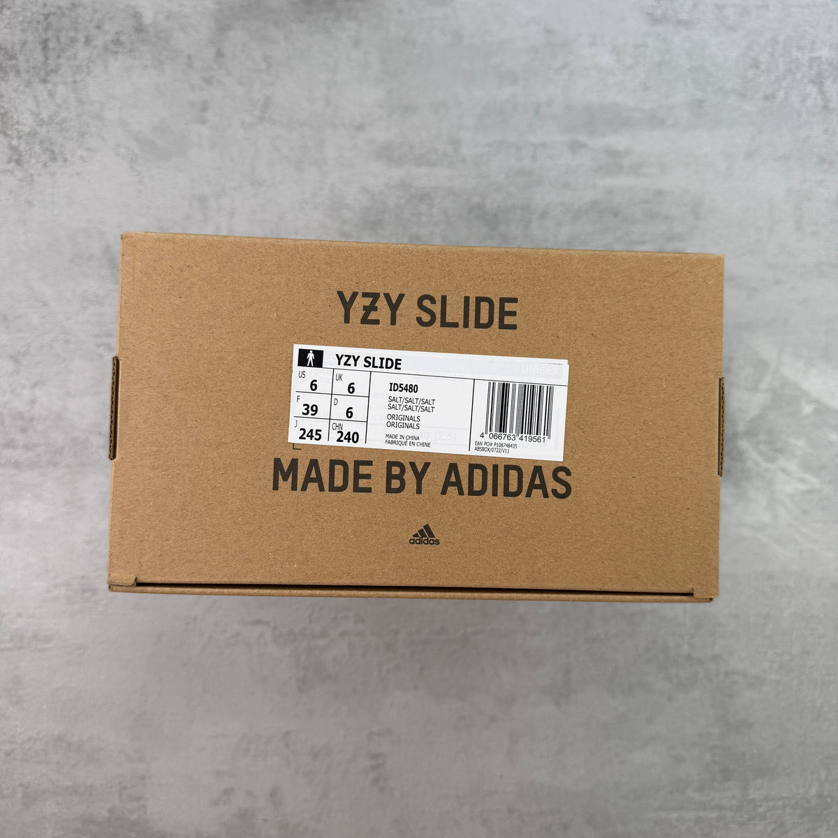 Adidas Yeezy Slide Salt UK 6