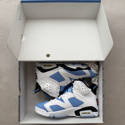 Air Jordan 6 Retro "UNC White" CT8529 410 - UK 8