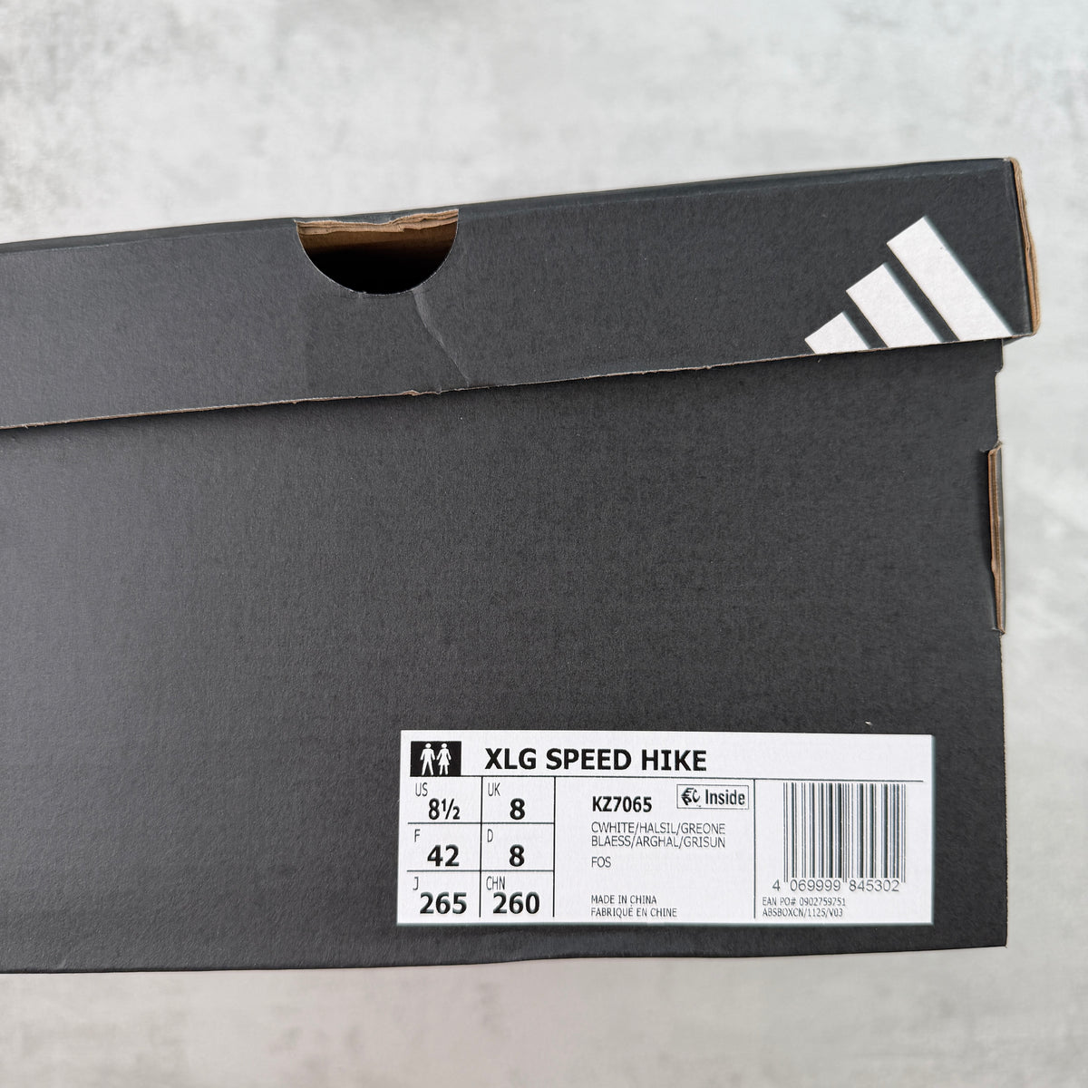 Adidas XLG Speed Hike White Silver