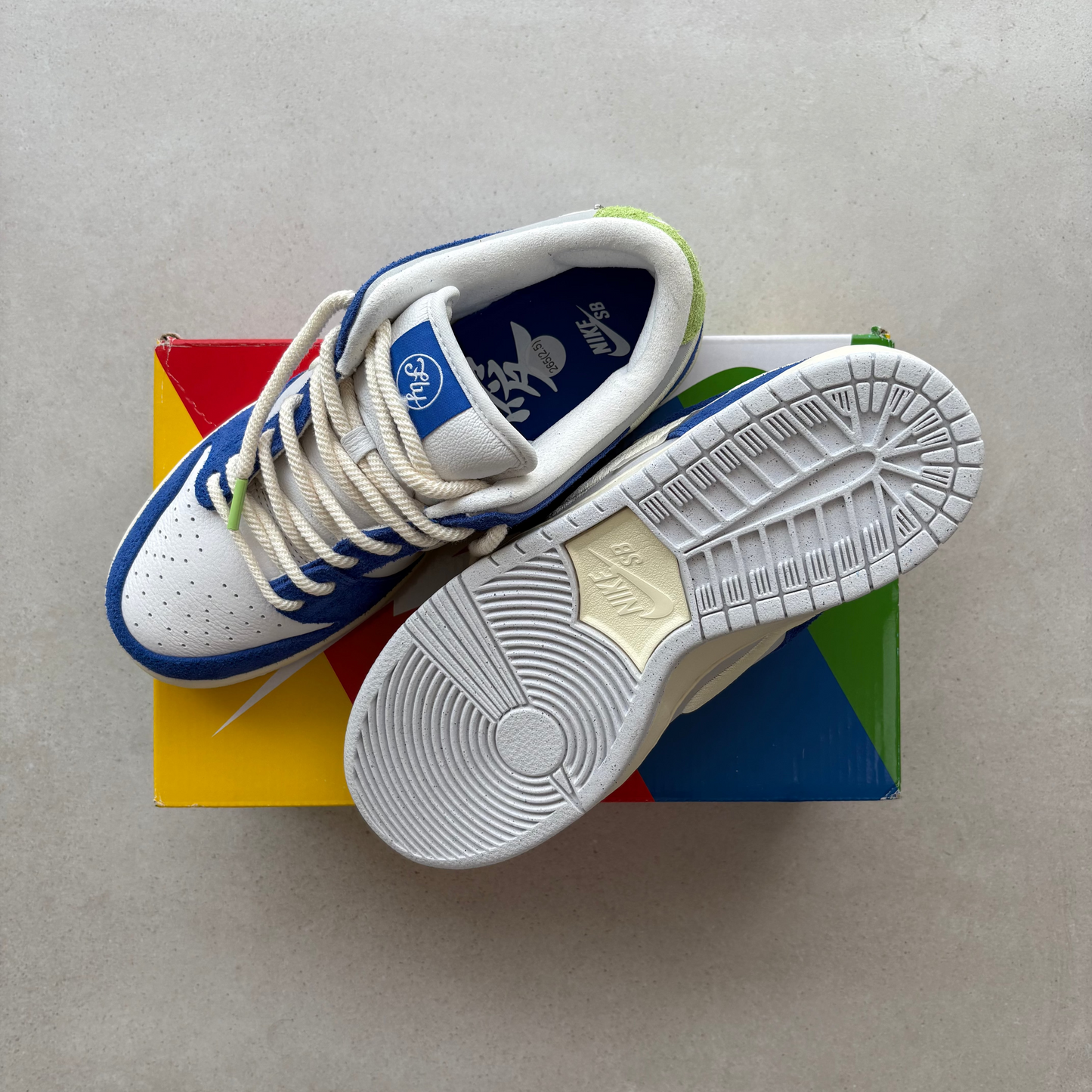 Nike SB Dunk Low Pro Fly Streetwear Gardenia - UK 7.5