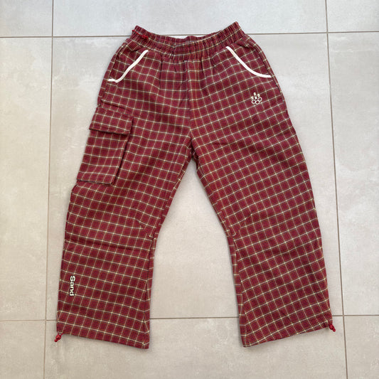 Sand Castle Atelier Plaid Pants - Red Plaid