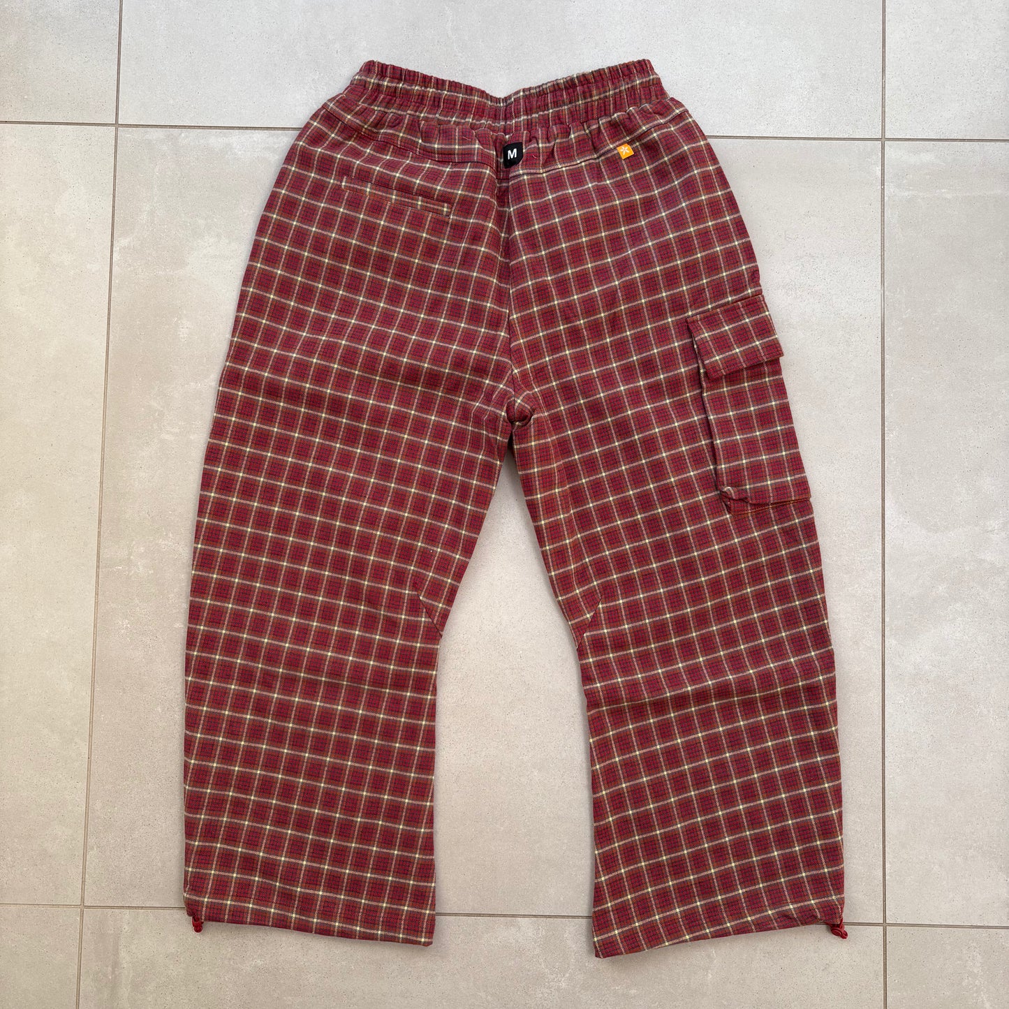 Sand Castle Atelier Plaid Pants - Red Plaid