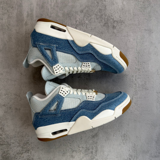 Wmns Air Jordan 4 Retro TEX 'Worn Blue Denim'