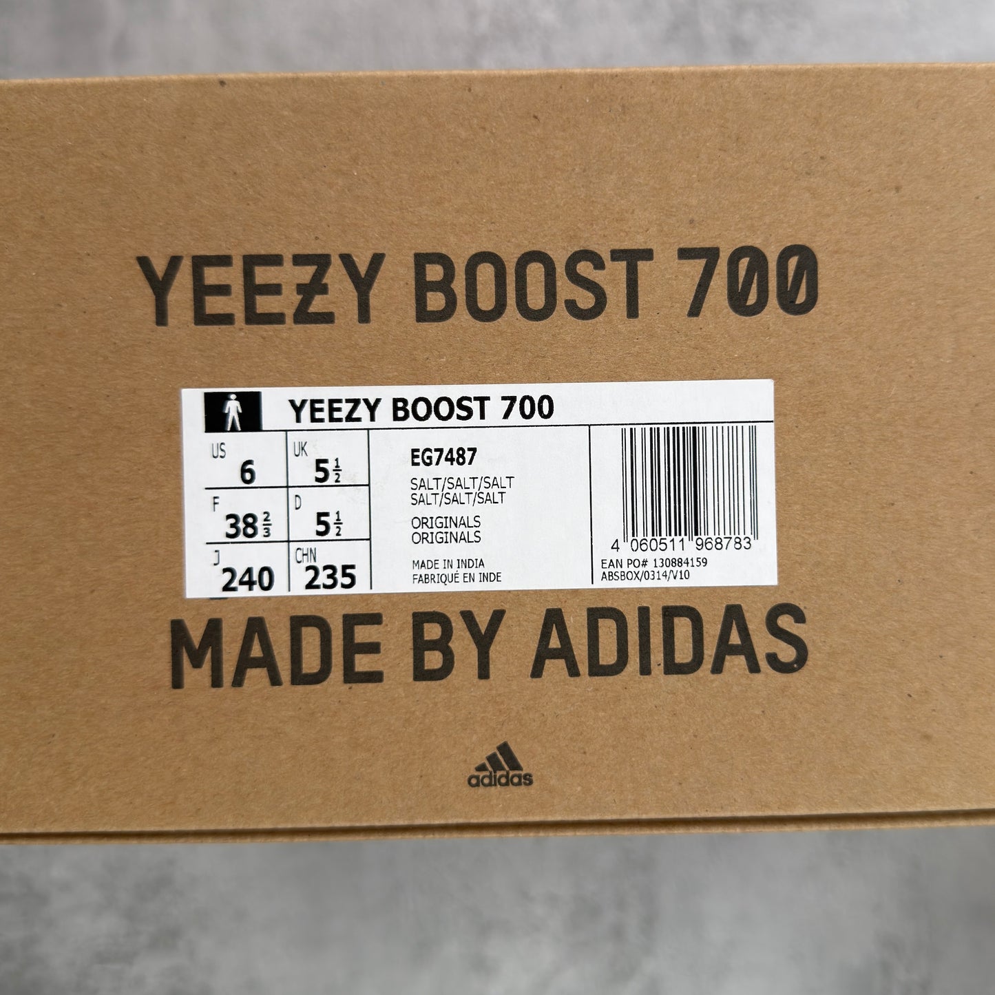 Adidas Yeezy Boost 700 Salt