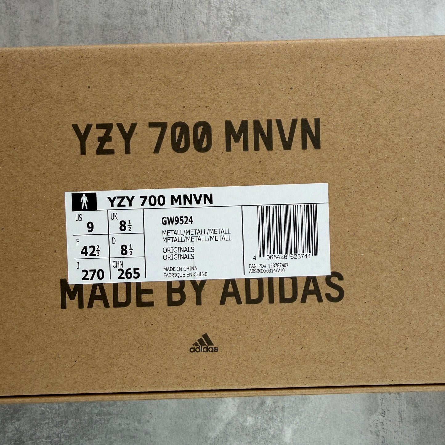 Adidas Yeezy 700 MNVN Metallic