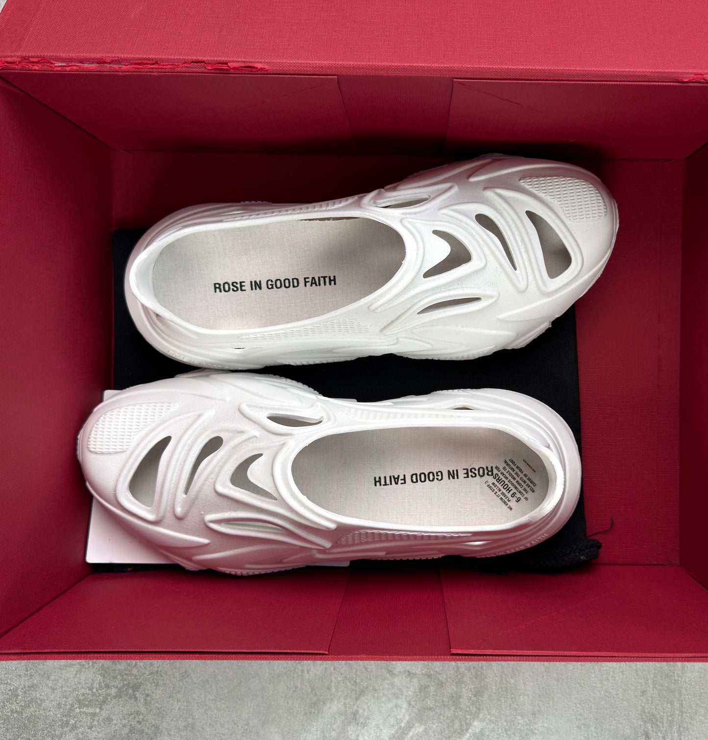Rose In Good Faith Sustainable Plastic Soul Shoe