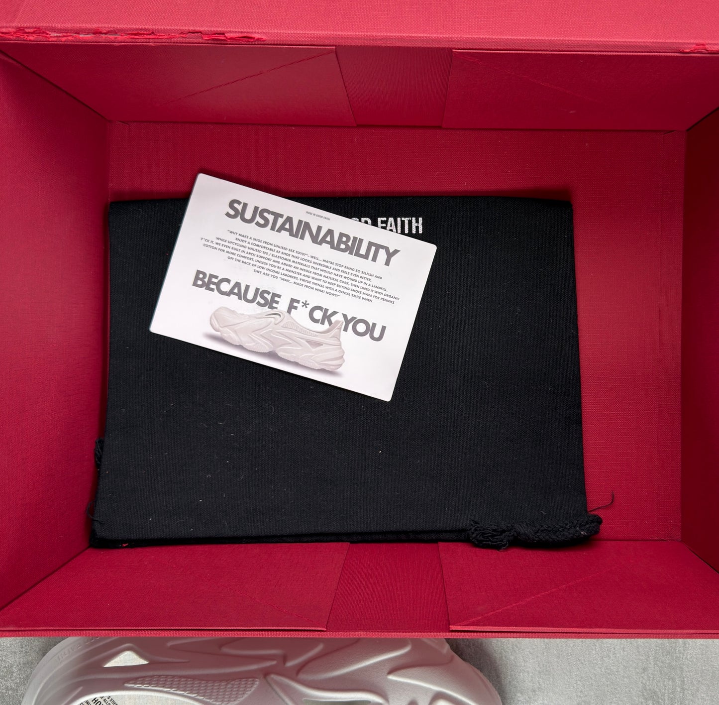Rose In Good Faith Sustainable Plastic Soul Shoe