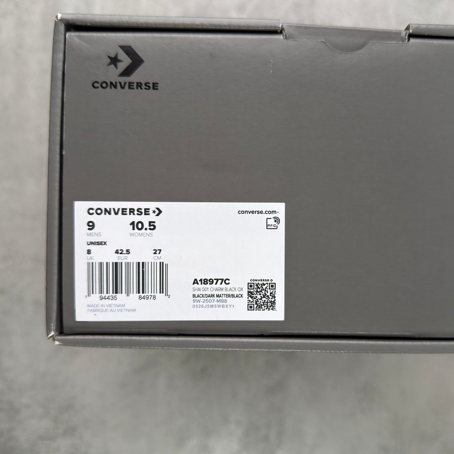 Converse Shai 001 “Charm Black”