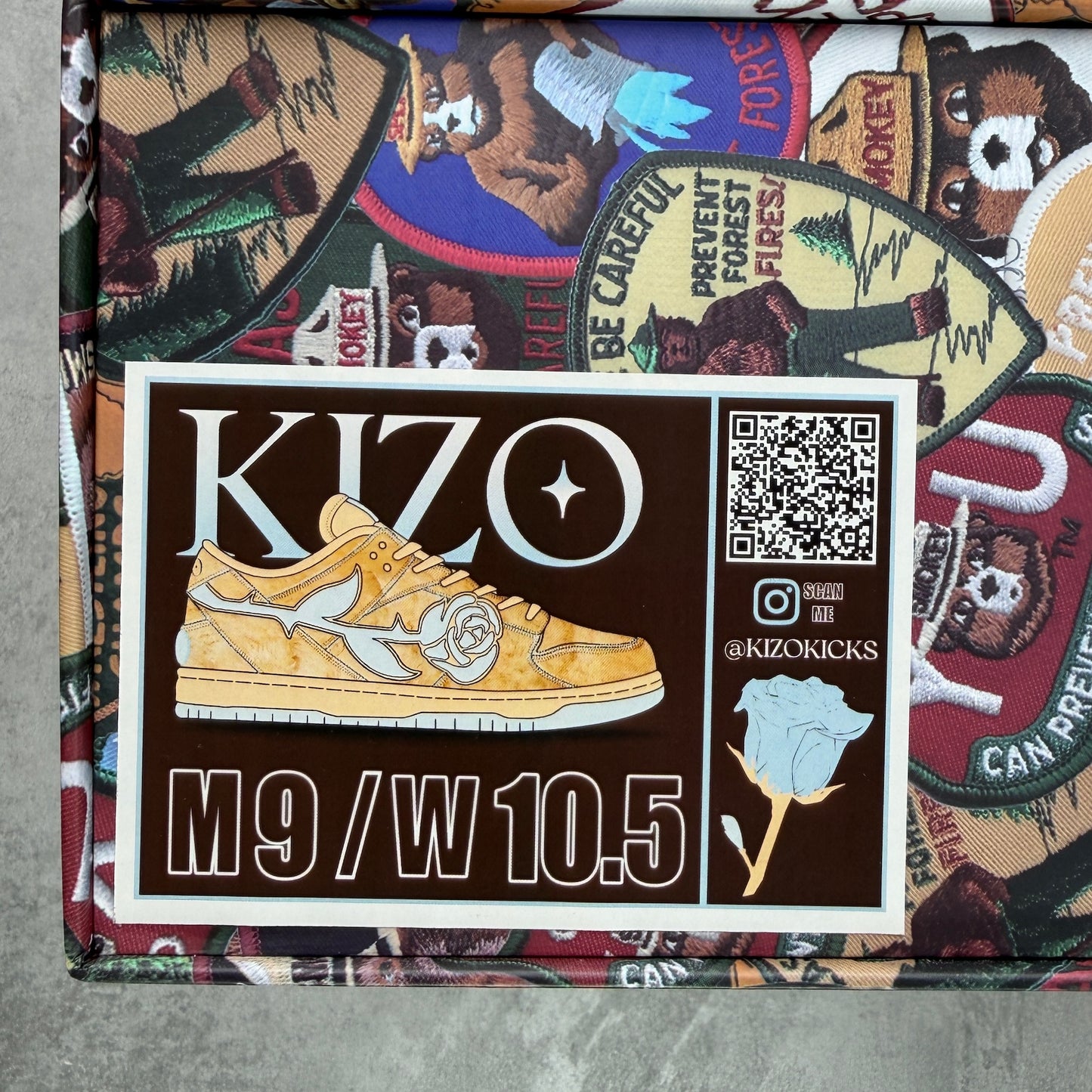 Kizo Kicks Blue Rose