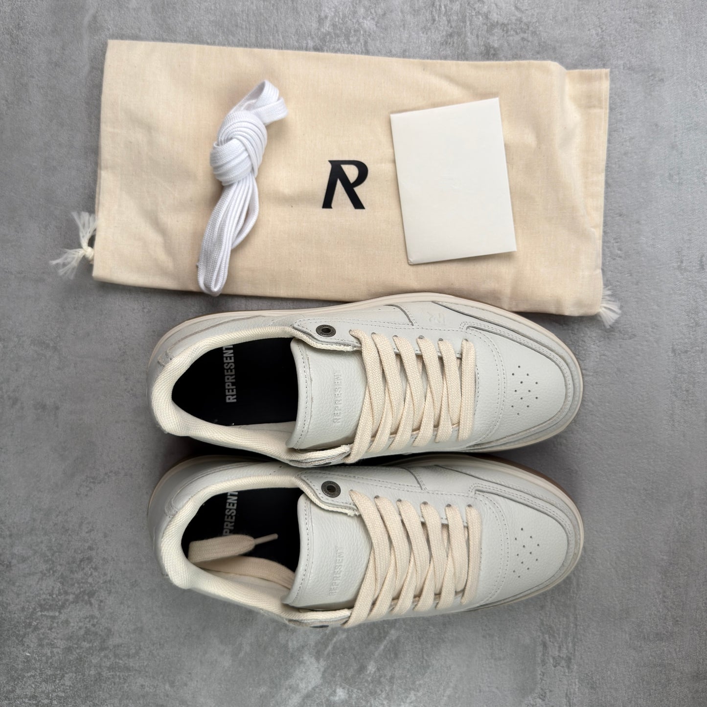 Represent Initial Sneaker Leather