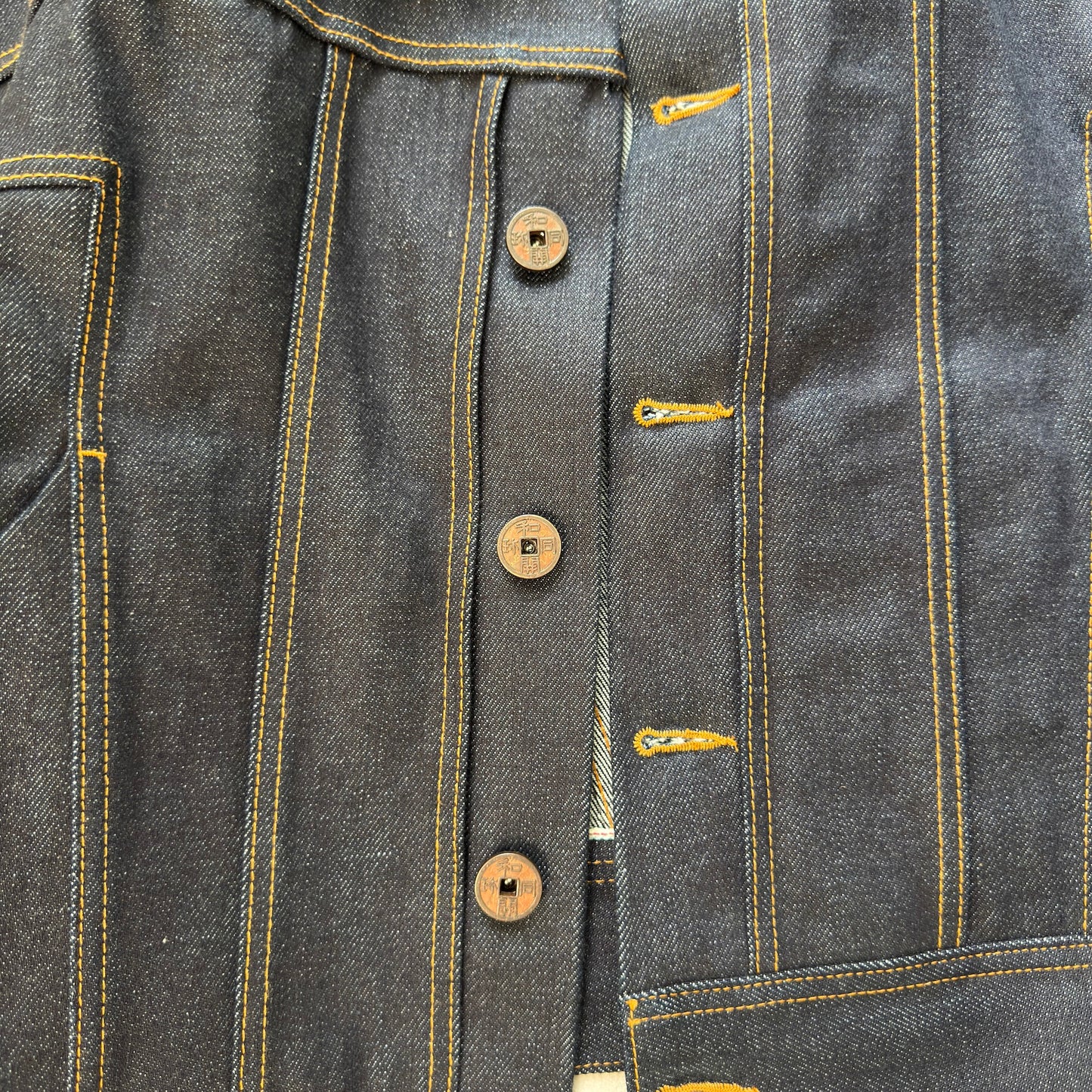 Borderline 'YOROI 鎧' The Denim Jacket Raw Indigo