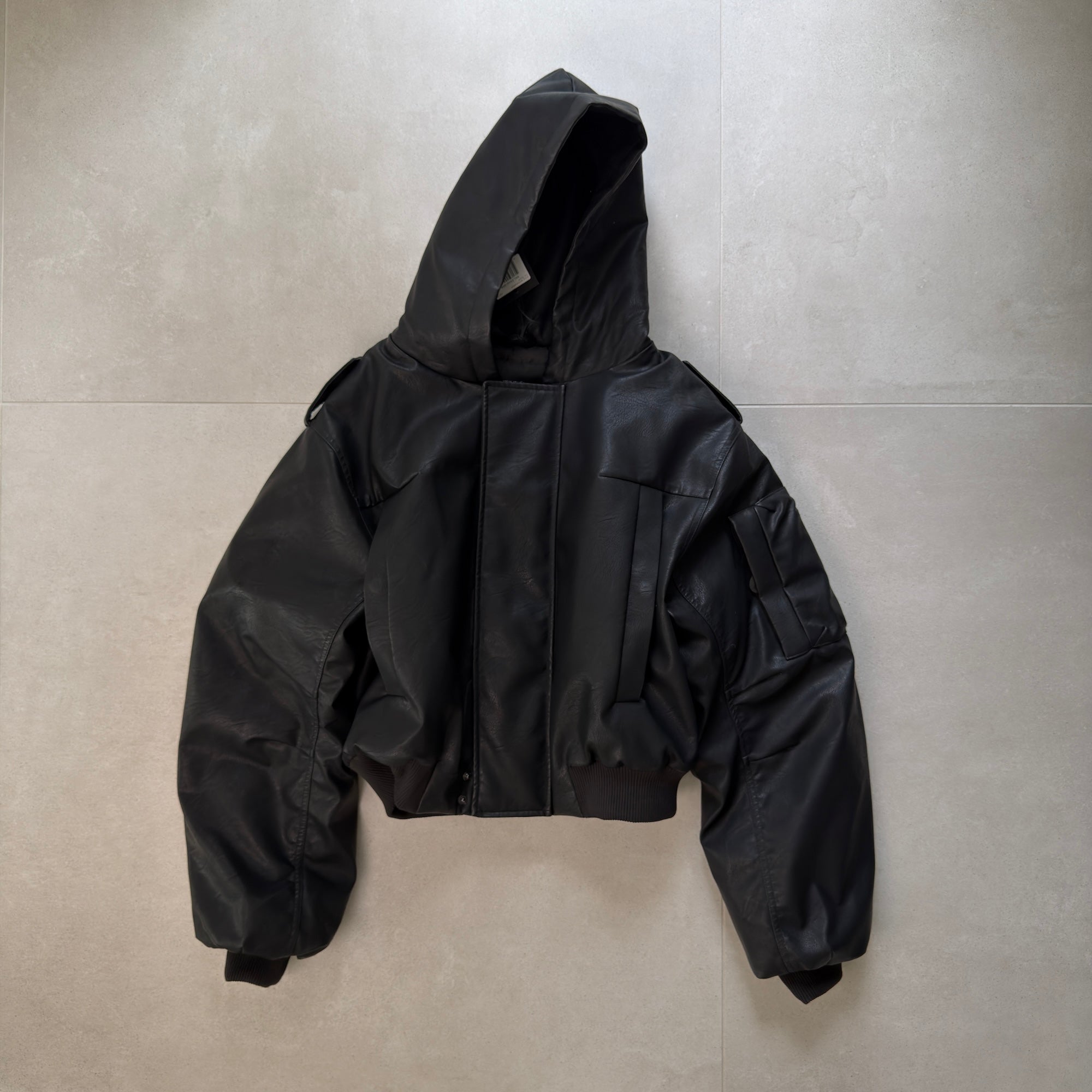 Entire Studios Hooded Leather Moto Bomber – Sneaky HQ