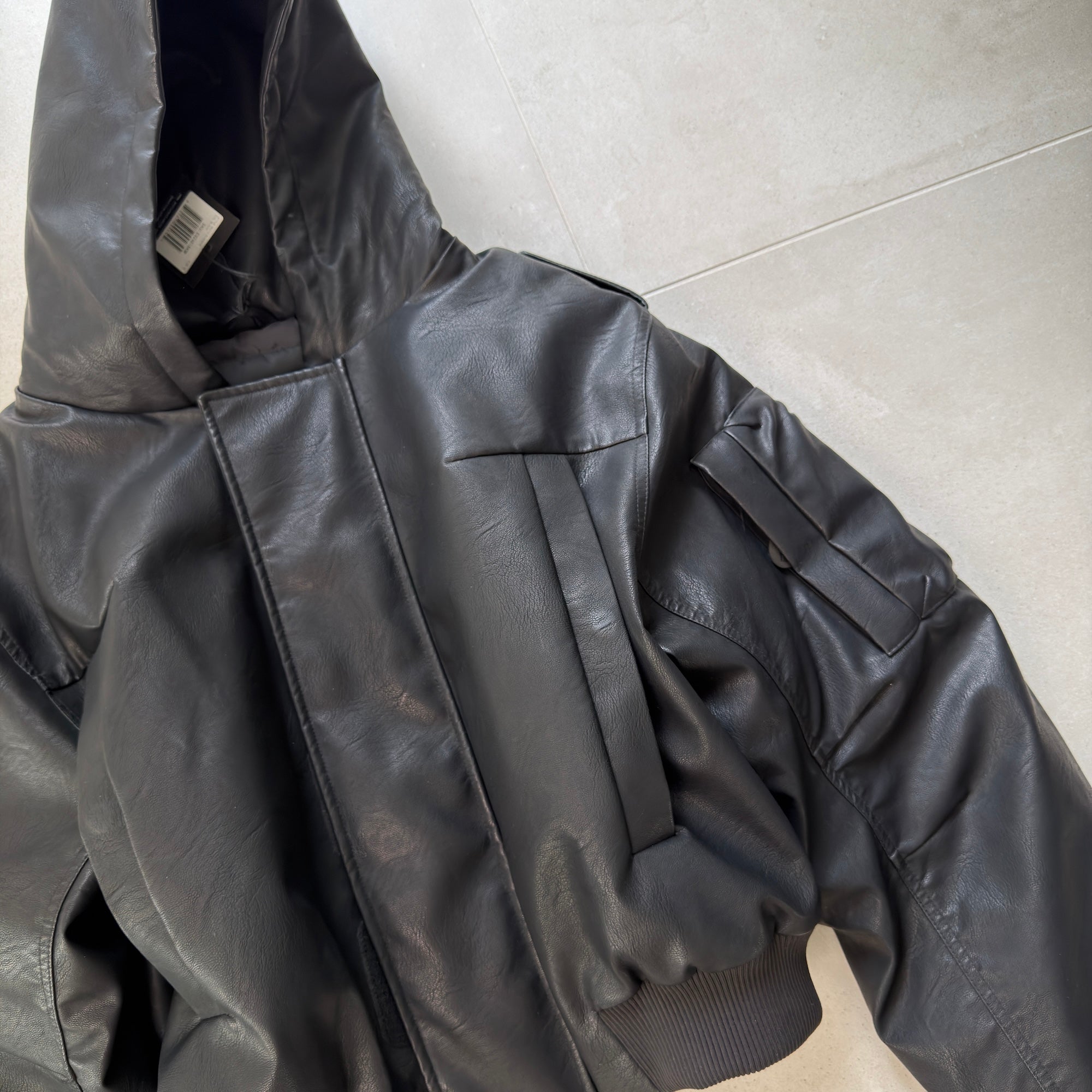 Entire Studios Hooded Leather Moto Bomber – Sneaky HQ