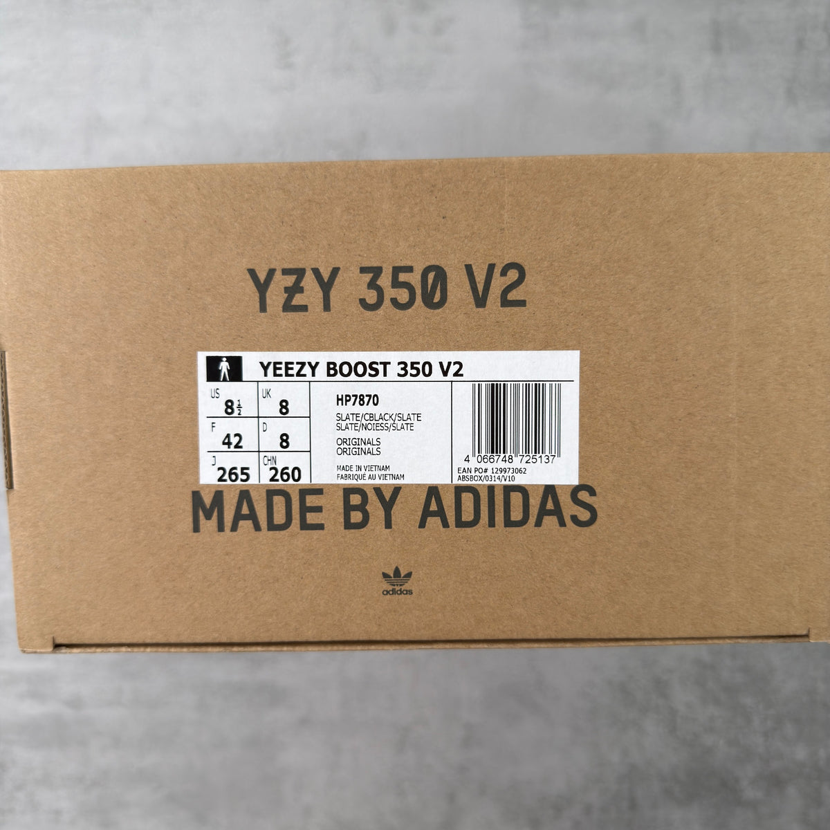 Adidas Yeezy Boost 350 V2 Slate