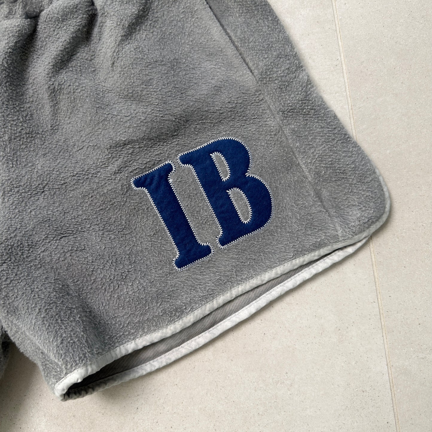 Illicit Bloc Sellout Teddyknit Sports Shorts - Powder Grey