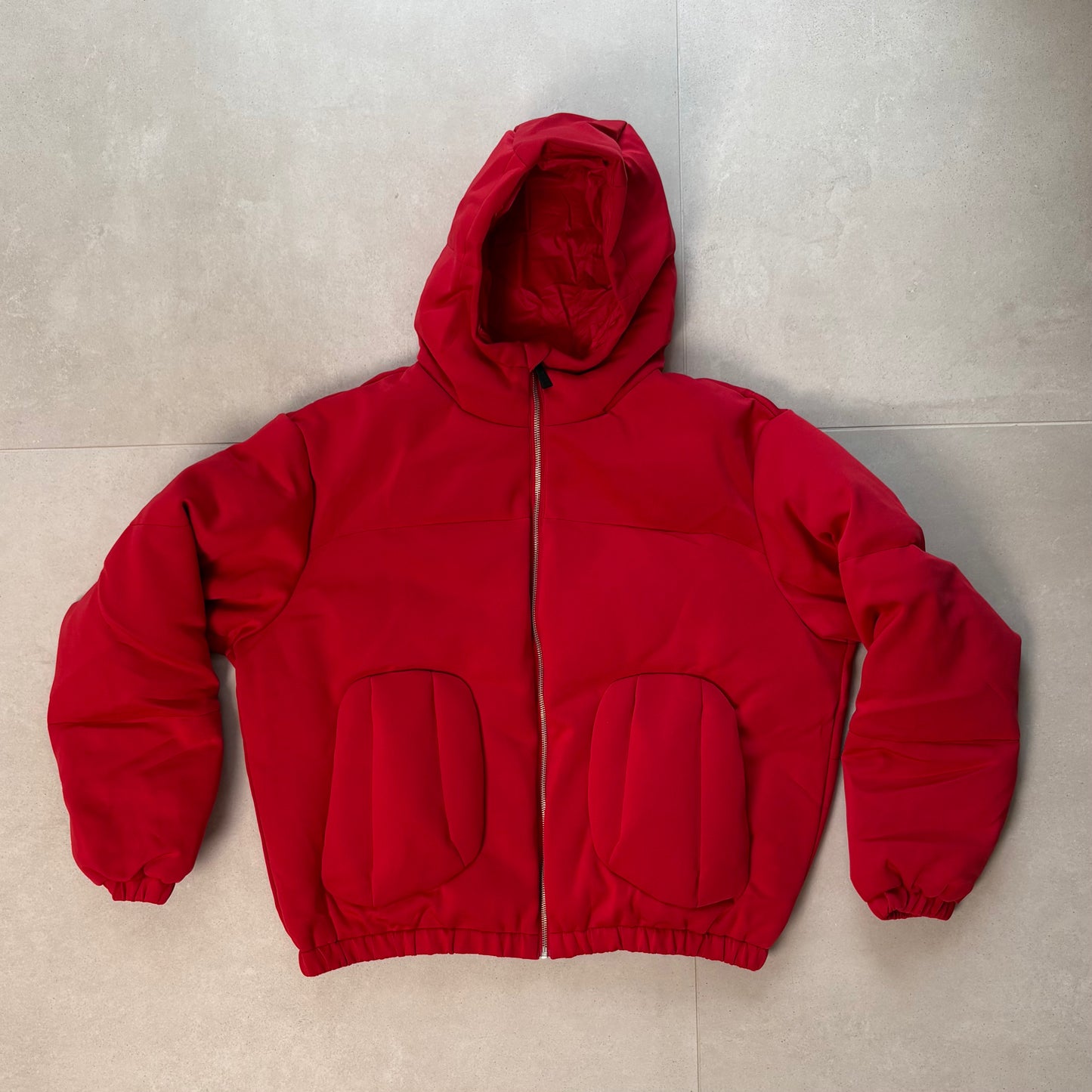 HWASAN Red Teletubbie Bubble Jacket